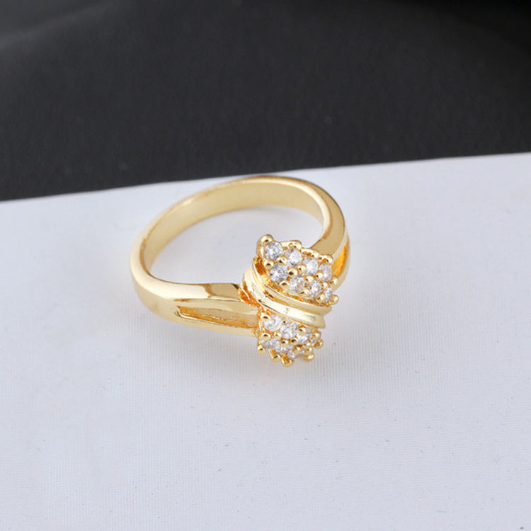 Girls Fashion Korean Fashion Zircon Ring