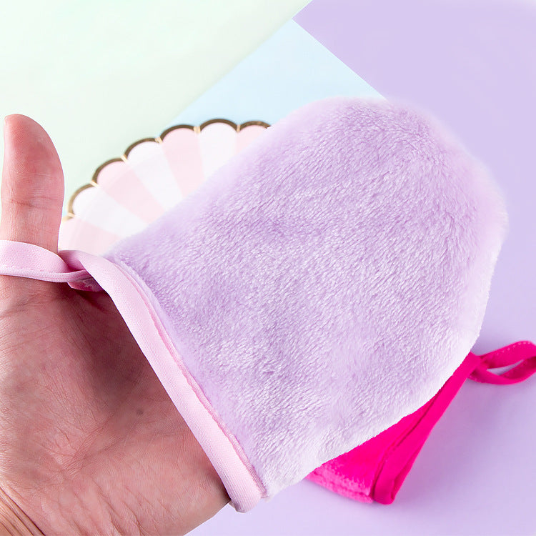 Lazy Clean Water Microfiber Makeup Remover Gloves