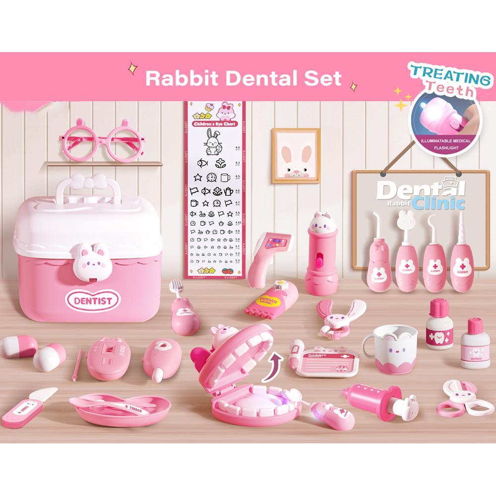 Rabbit Dental Set  28 Pieces - Treating Teeth