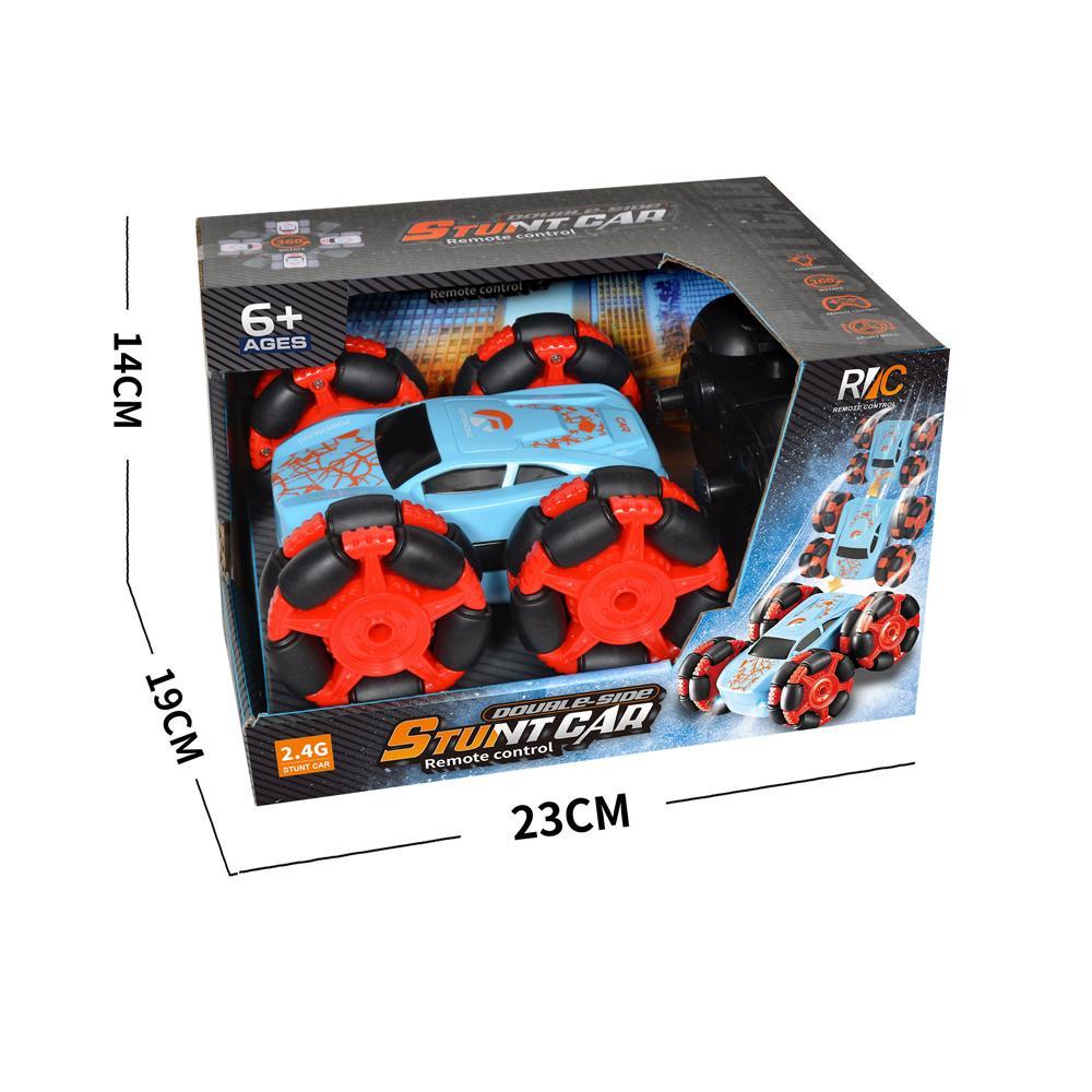 Double E-Side Stunt Car - Remote Control - 2.4GHz Stunt Car - Stunt Roll - 360 Degree - Lighting for