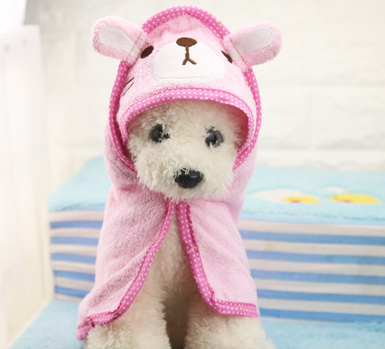 Cute dog towel blanket Teddy bath towel