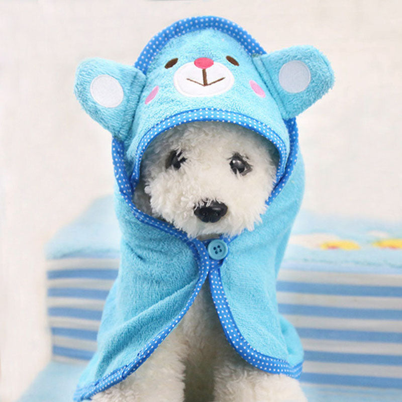 Cute dog towel blanket Teddy bath towel