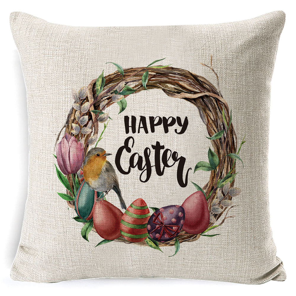 Cute Easter Bunny with Pillowcase