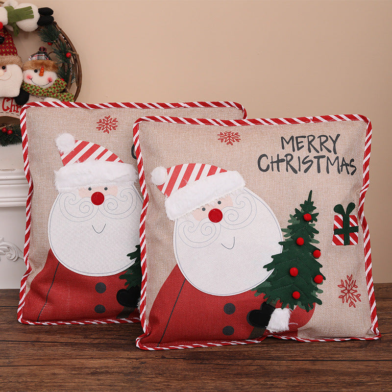 Decorative Items Santa Claus Pillowcase