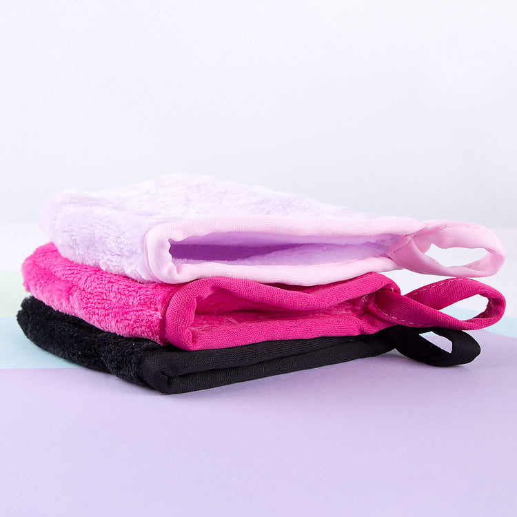 Lazy Clean Water Microfiber Makeup Remover Gloves