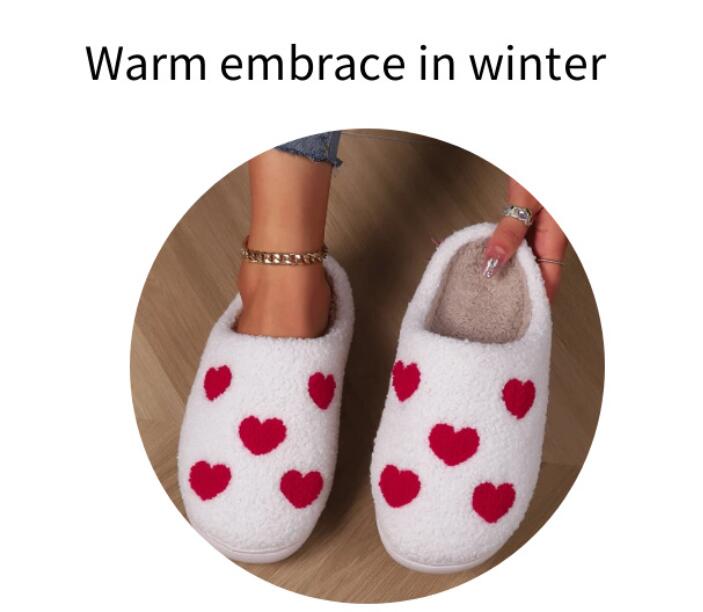 Love Slippers Home Cute Men And Women Couple