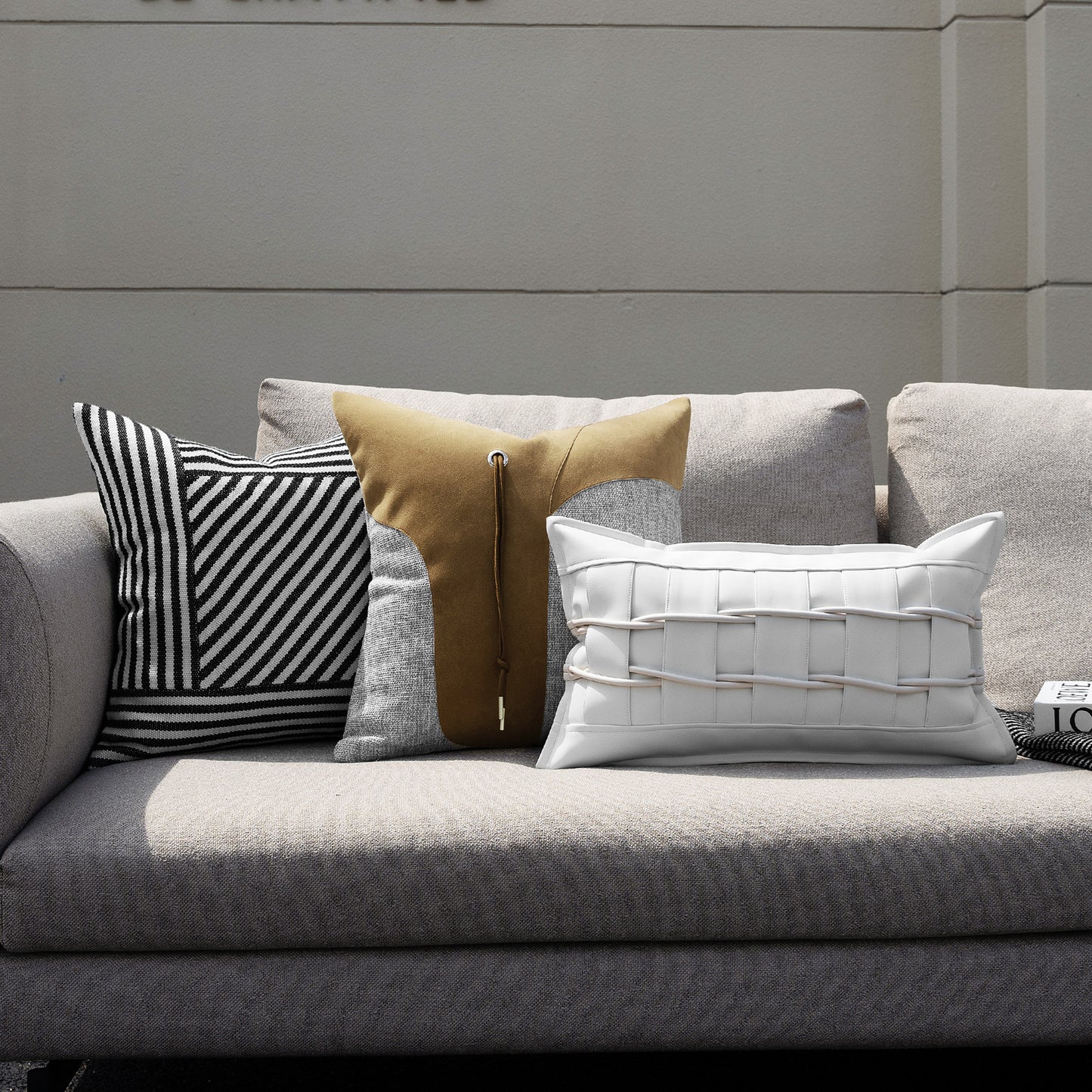 Modern Minimalist Upholstered Living Room Pillows