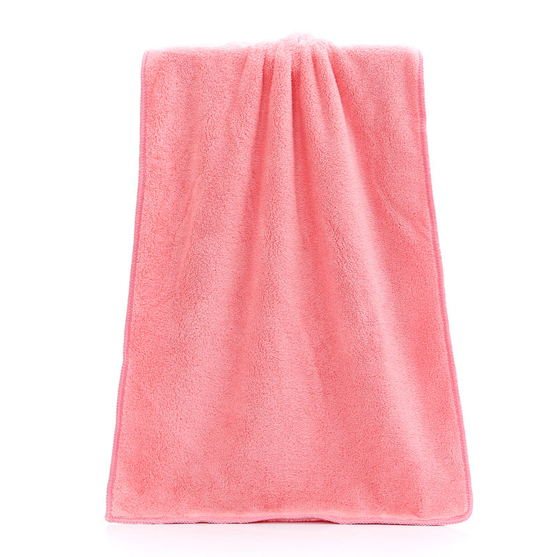 Coral fleece microfiber towel