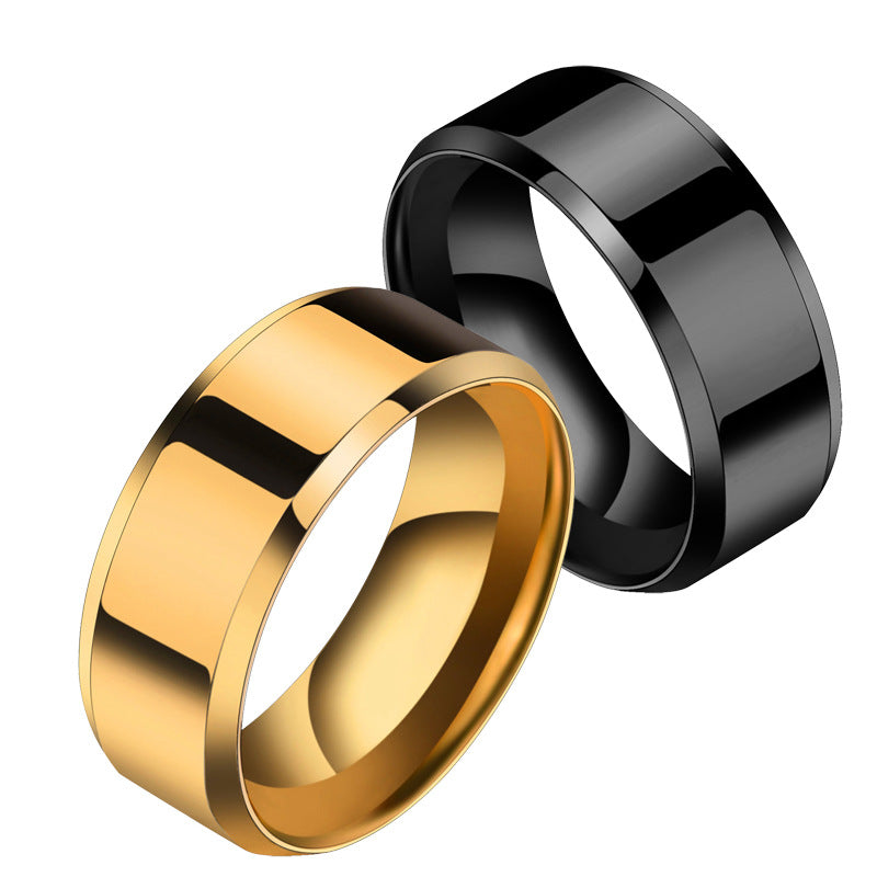 Niche Rings For Men And Women Stainless Steel Couple Rings