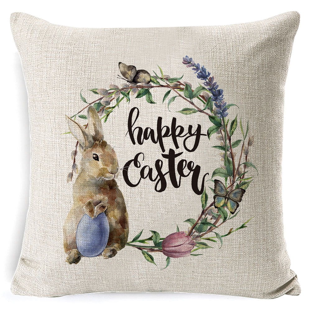 Cute Easter Bunny with Pillowcase