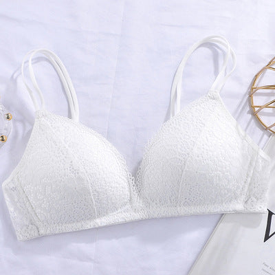 Lace Thin Clothes Without Steel Ring Push Up Bras