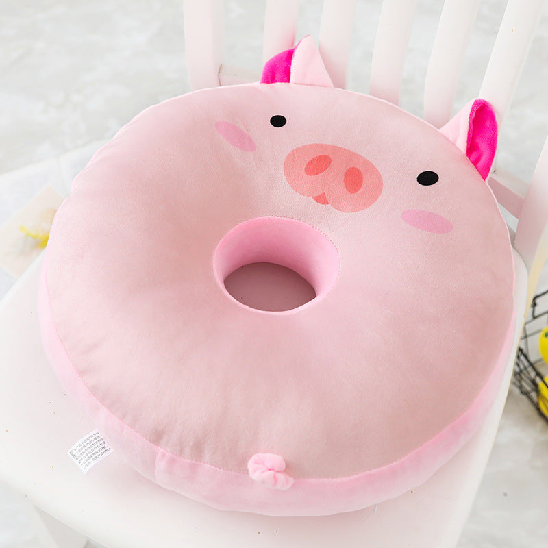 Donut cushion pillow cute back