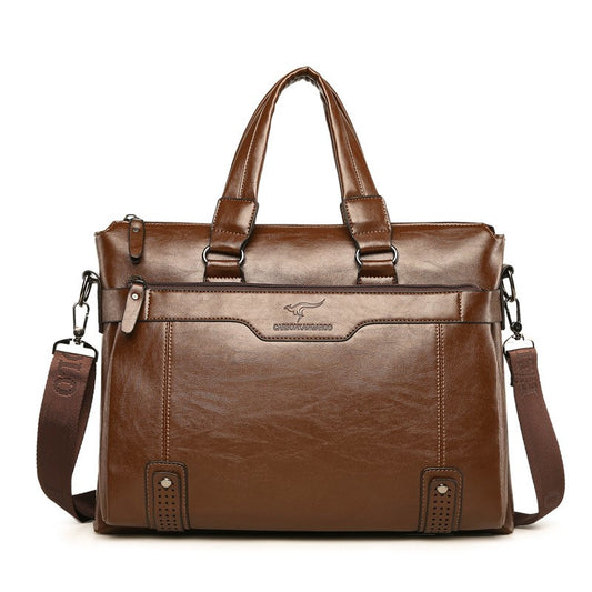 Men's handbag shoulder business computer bag