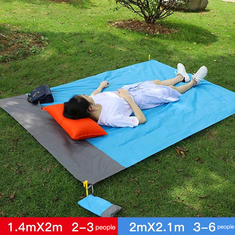 Portable Waterproof Picnic Mat Beach Mat Pocket Blanket