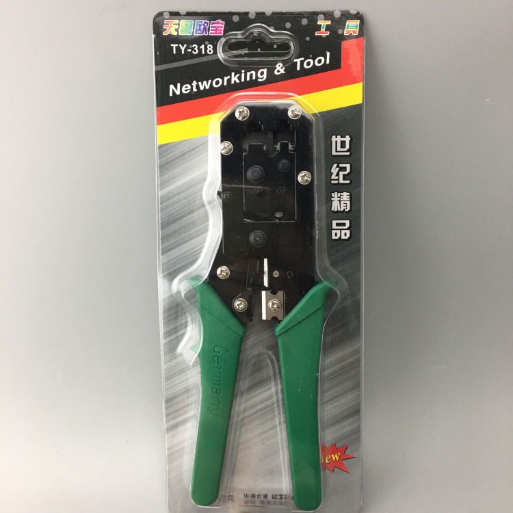 Dual-purpose crystal head net pliers