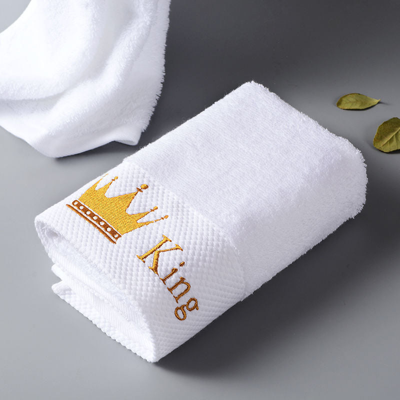 Thick Large Cotton BathWhite Hotel Men And Women Adult Towel