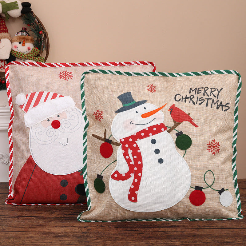 Decorative Items Santa Claus Pillowcase