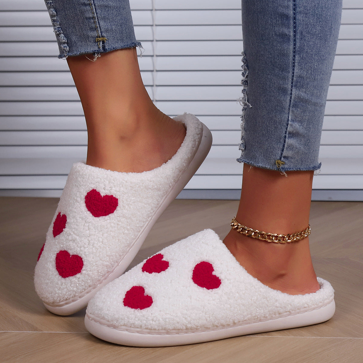 Love Slippers Home Cute Men And Women Couple