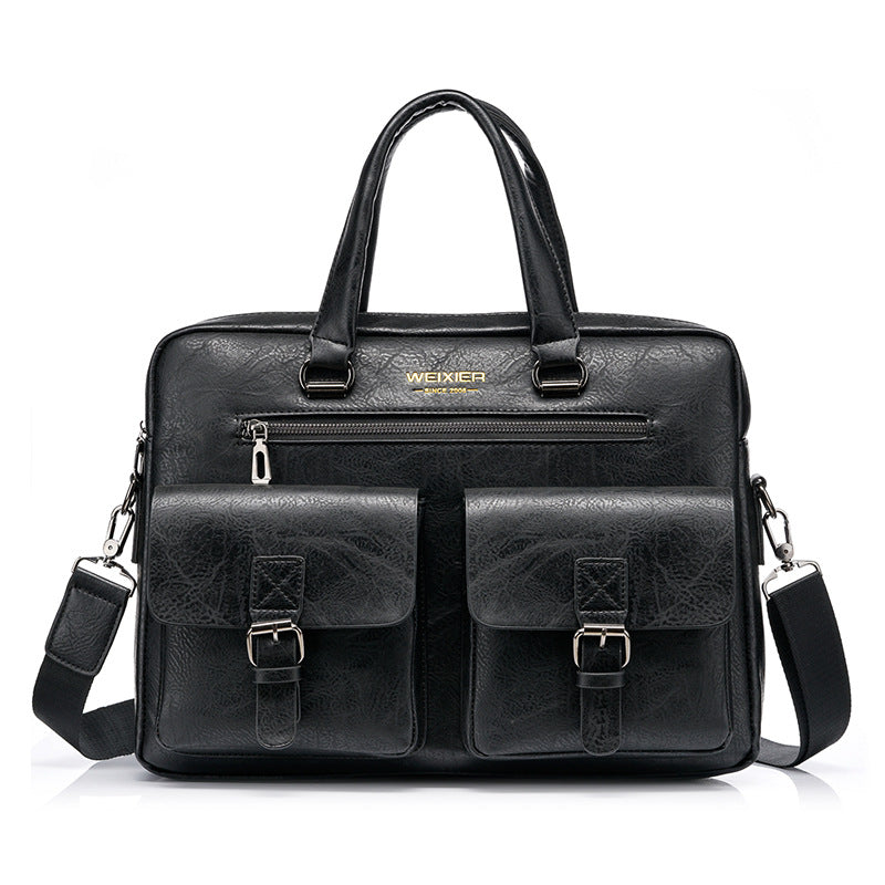 New Style Handbag Men's Horizontal One-shoulder Diagonal Computer