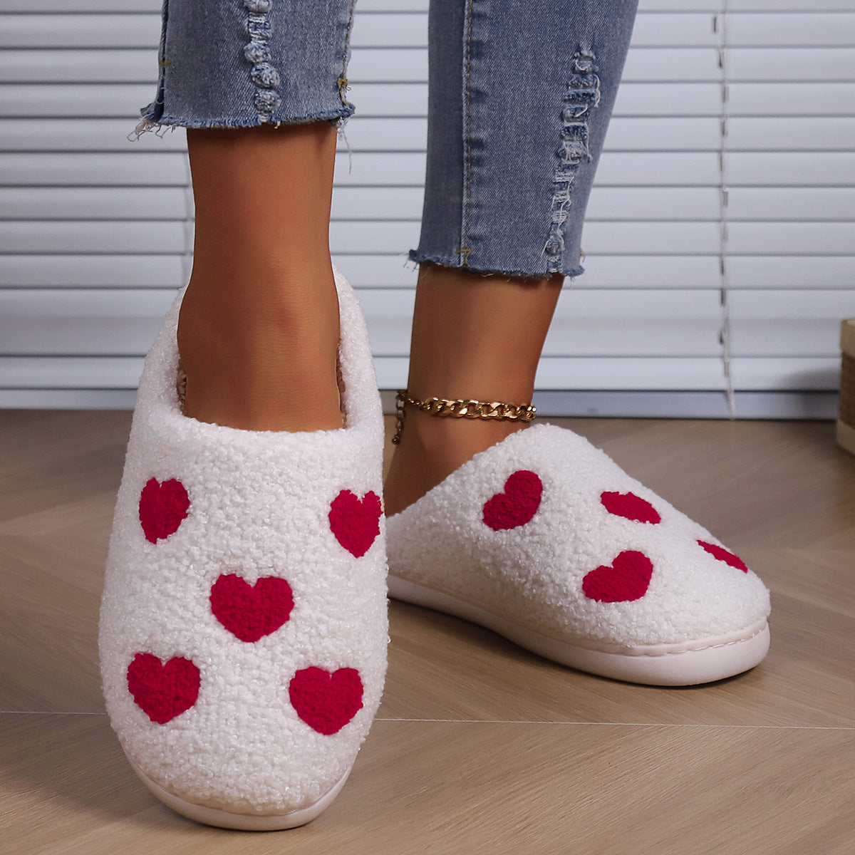 Love Slippers Home Cute Men And Women Couple